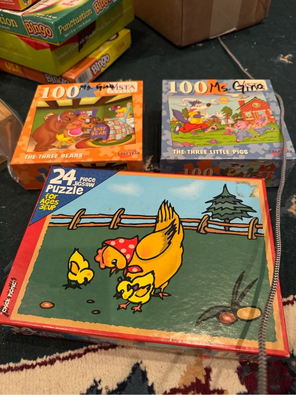 24-Piece Kids Jigsaw Puzzle - Yellow Hen & Chicks 3 puzzle 🧩
